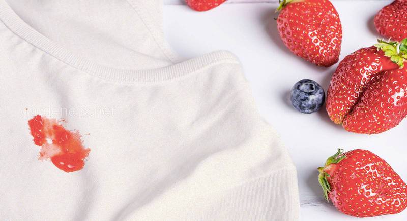 как вывести пятно от ягод с одежды