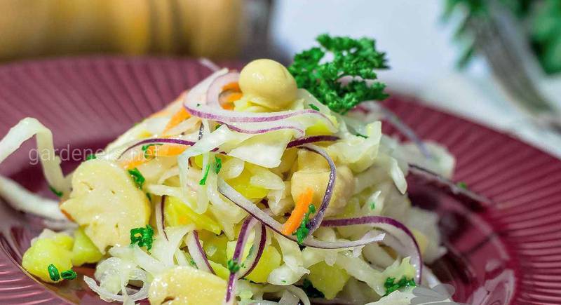 Рецепт салату з картоплі 