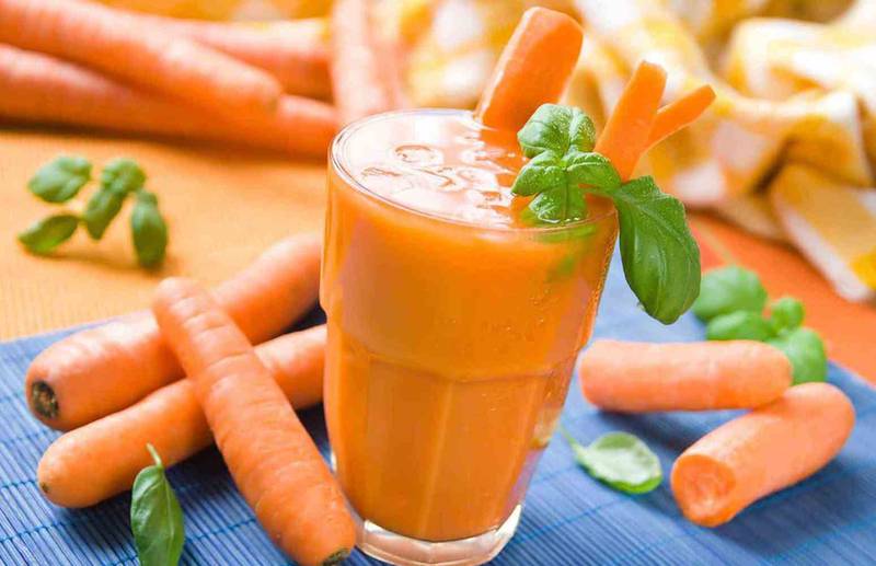 Польза употребления морковного сока 