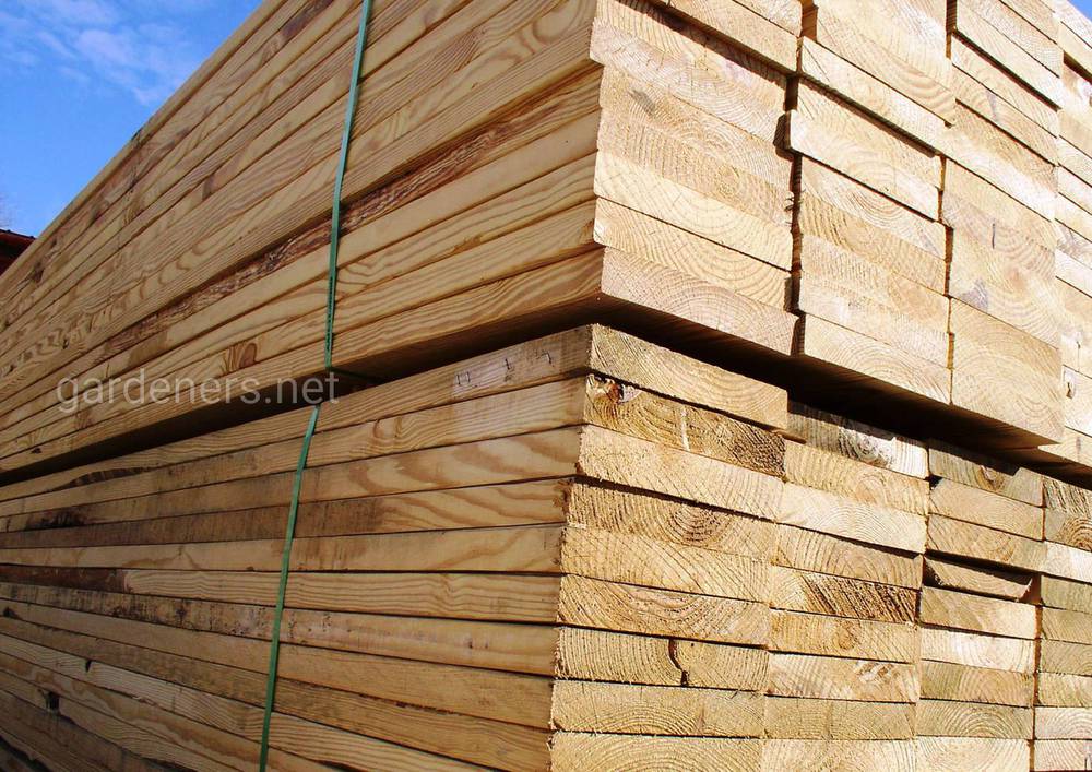 древесина для строительства
