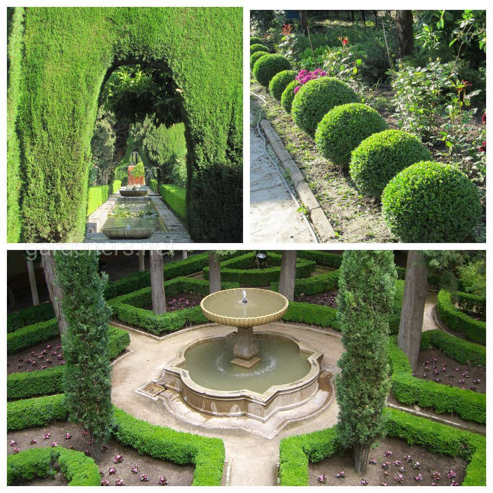 сад в классическом стиле