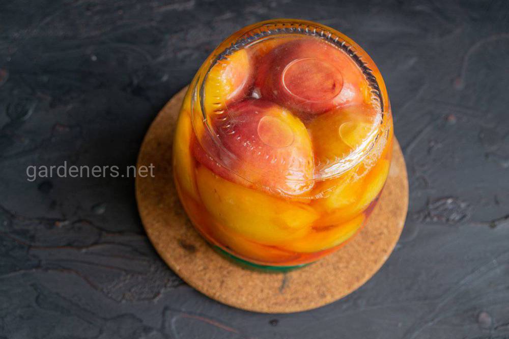 Персики в лимонном сиропе