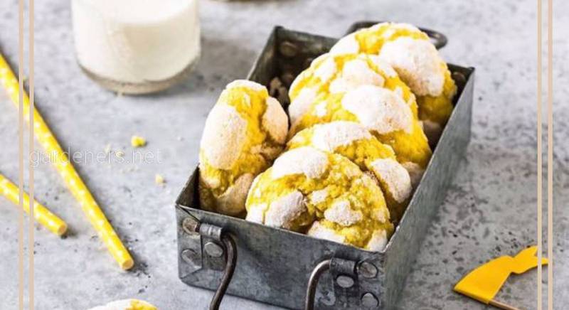 Яркое и ароматное лимонное печенье с трещинами. Готовы удивлять?