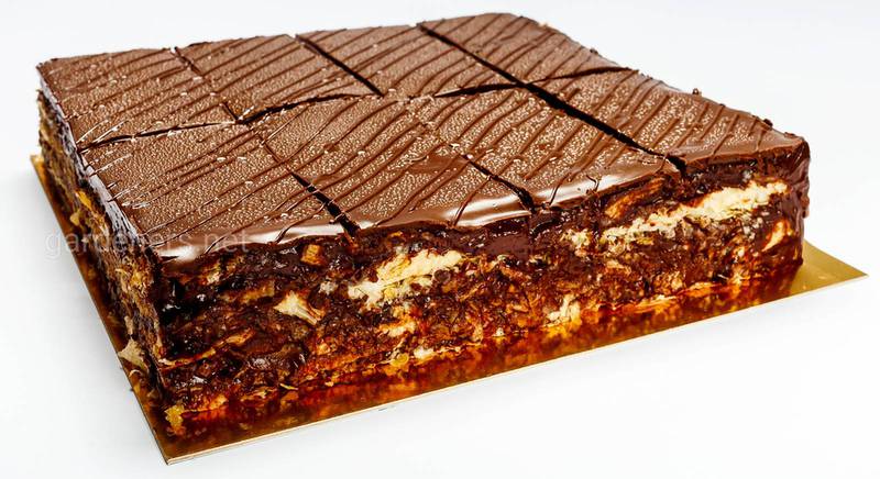 Торт Від Юрка Вербила Наполеон шоколадний 1кг, 8шм