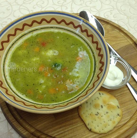 Овощной суп с Песто
