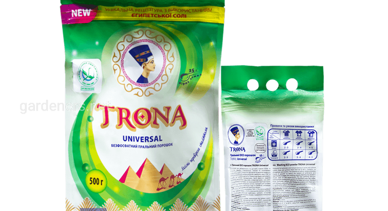Порошок стиральный бесфосфатный «TRONA universal», 0,5 кг